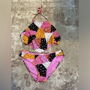 Printed bikini set